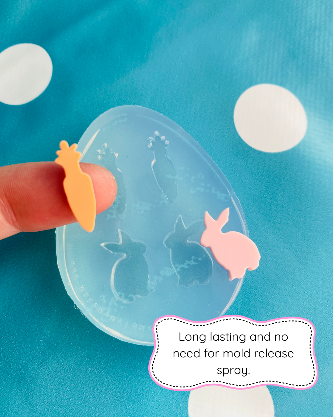 Carrot + Bunny Silicone Stud Earring Mold