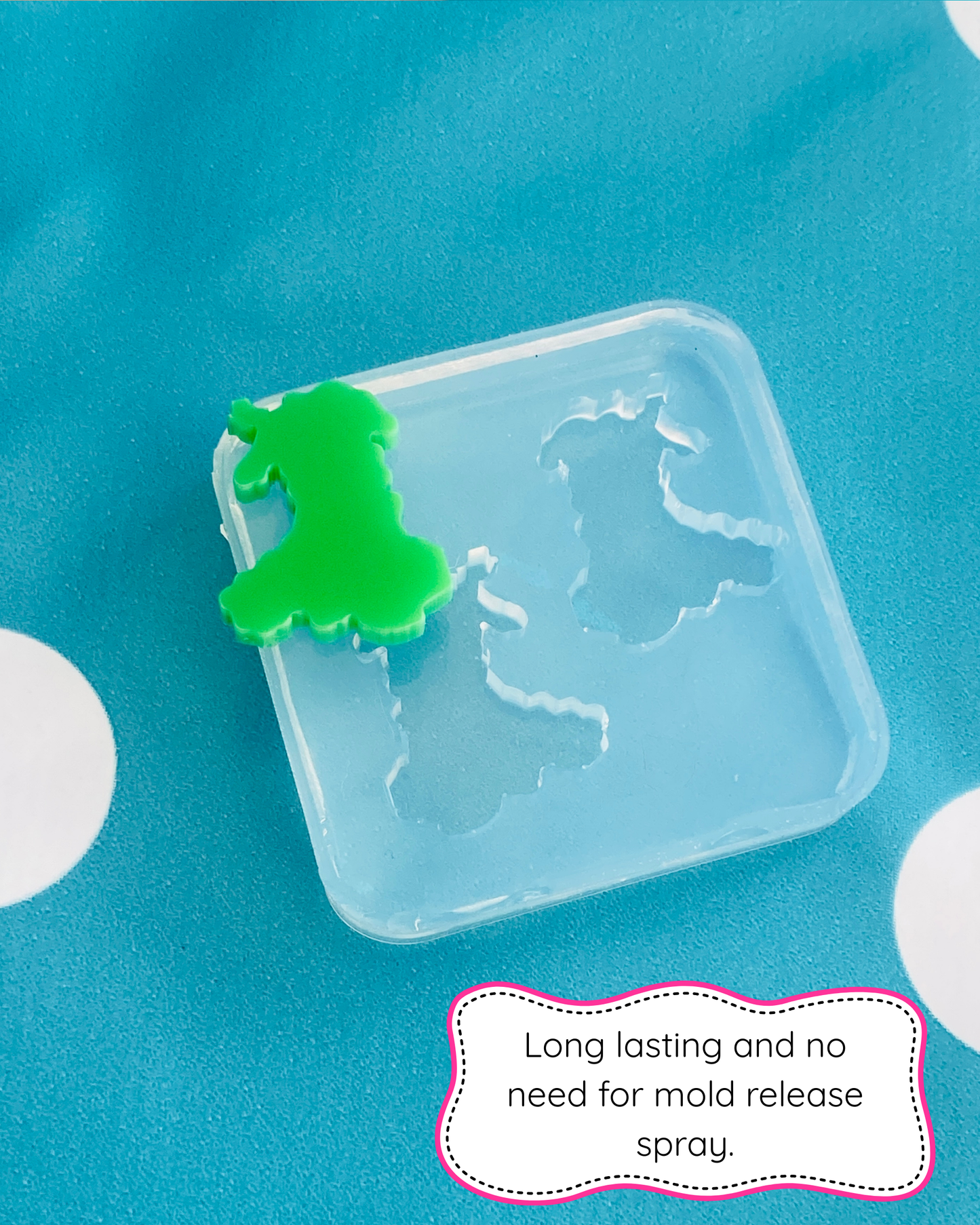 Wales Mini Map Earring Mold