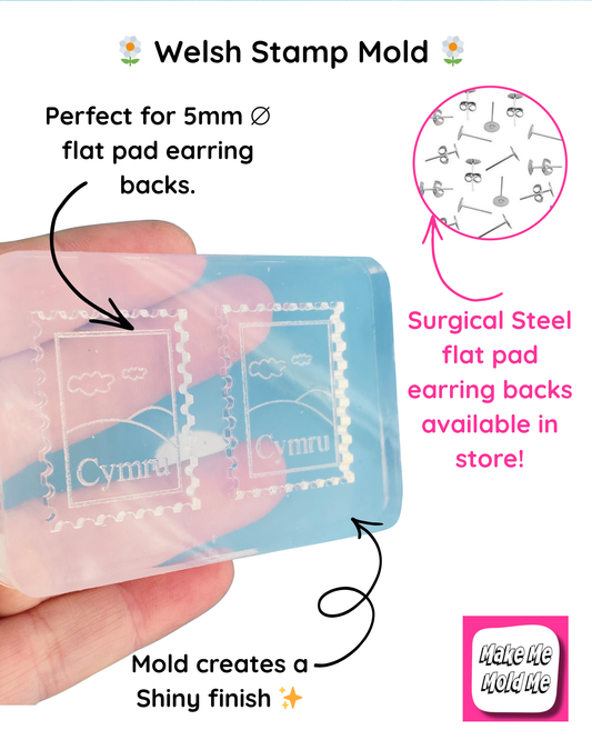 Cymru Welsh Postage Stamp Mold