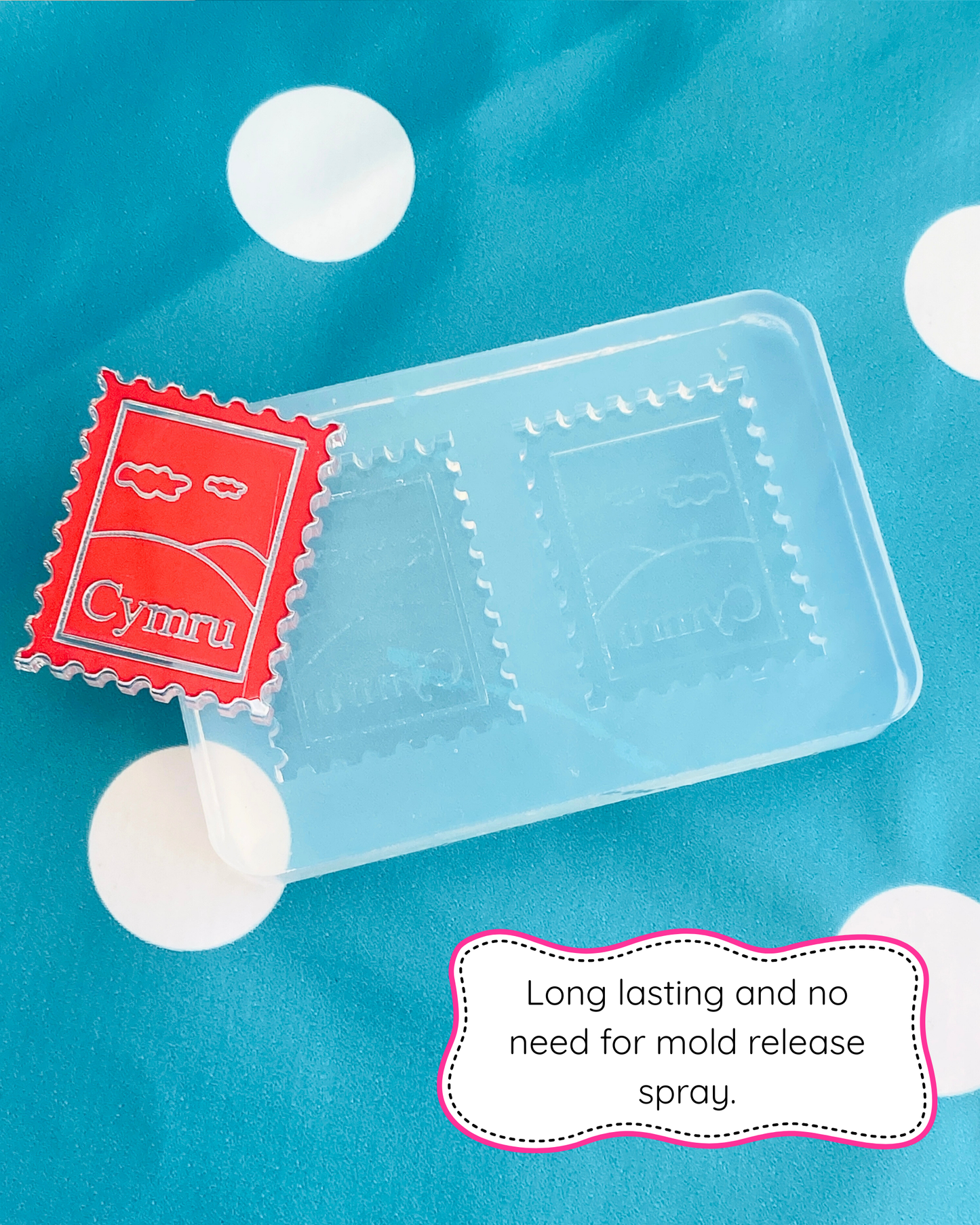 Cymru Welsh Postage Stamp Mold