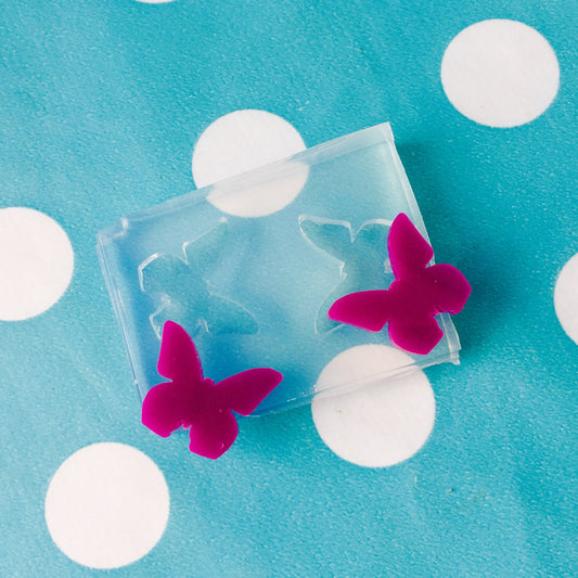 Butterfly Earring Mold - Silicone Resin Mould Stud Nature Wings EM125