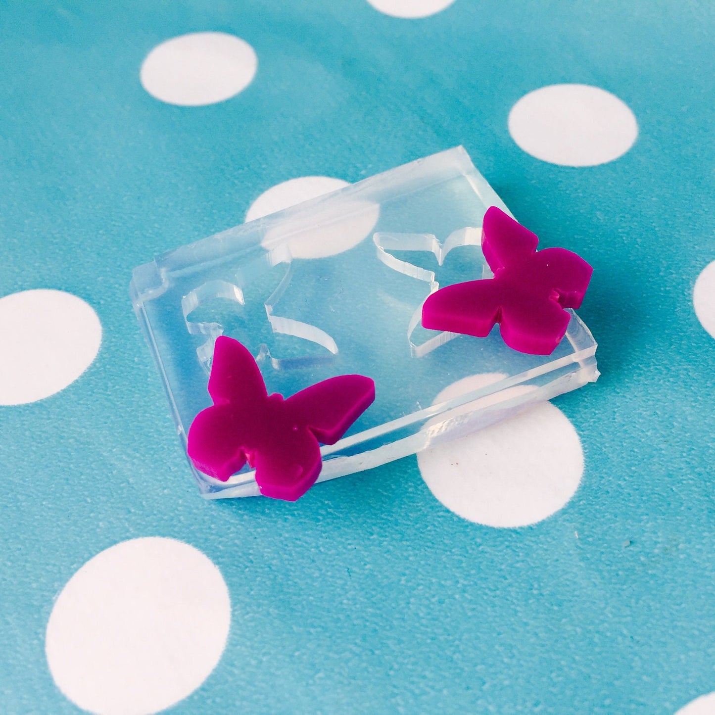 Butterfly Earring Mold - Silicone Resin Mould Stud Nature Wings EM125