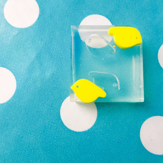 Silicone Earring Bird Stud Mold - Earrings Resin Crafter Mould EM102