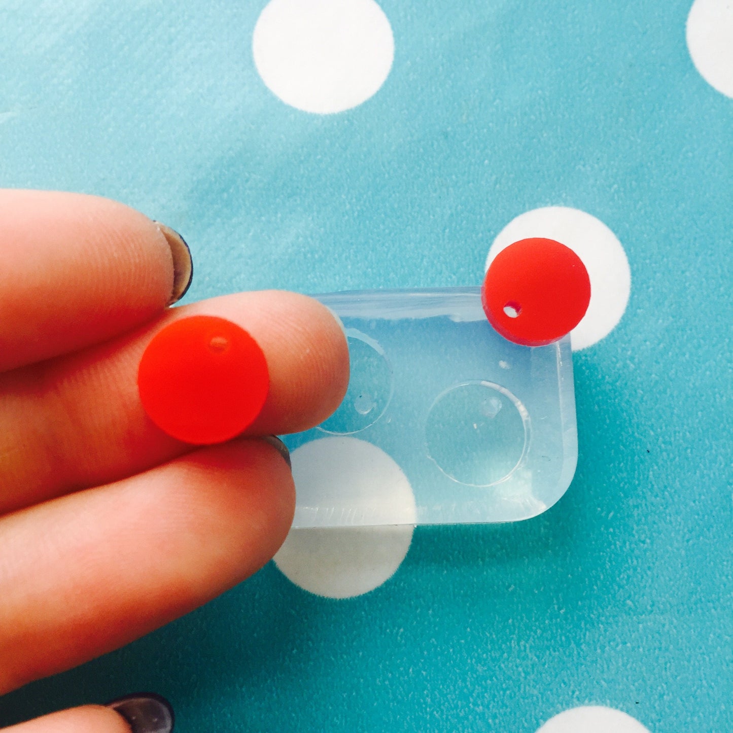 Silicone Earring 10mm Circle Disc Mold - Earrings Resin Crafter Mould Round EM246 ccc T