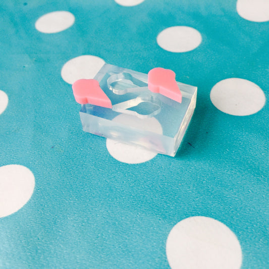 Silicone Earring Ice Cream Stud Mold - Earrings Resin Crafter Mould EM175 T