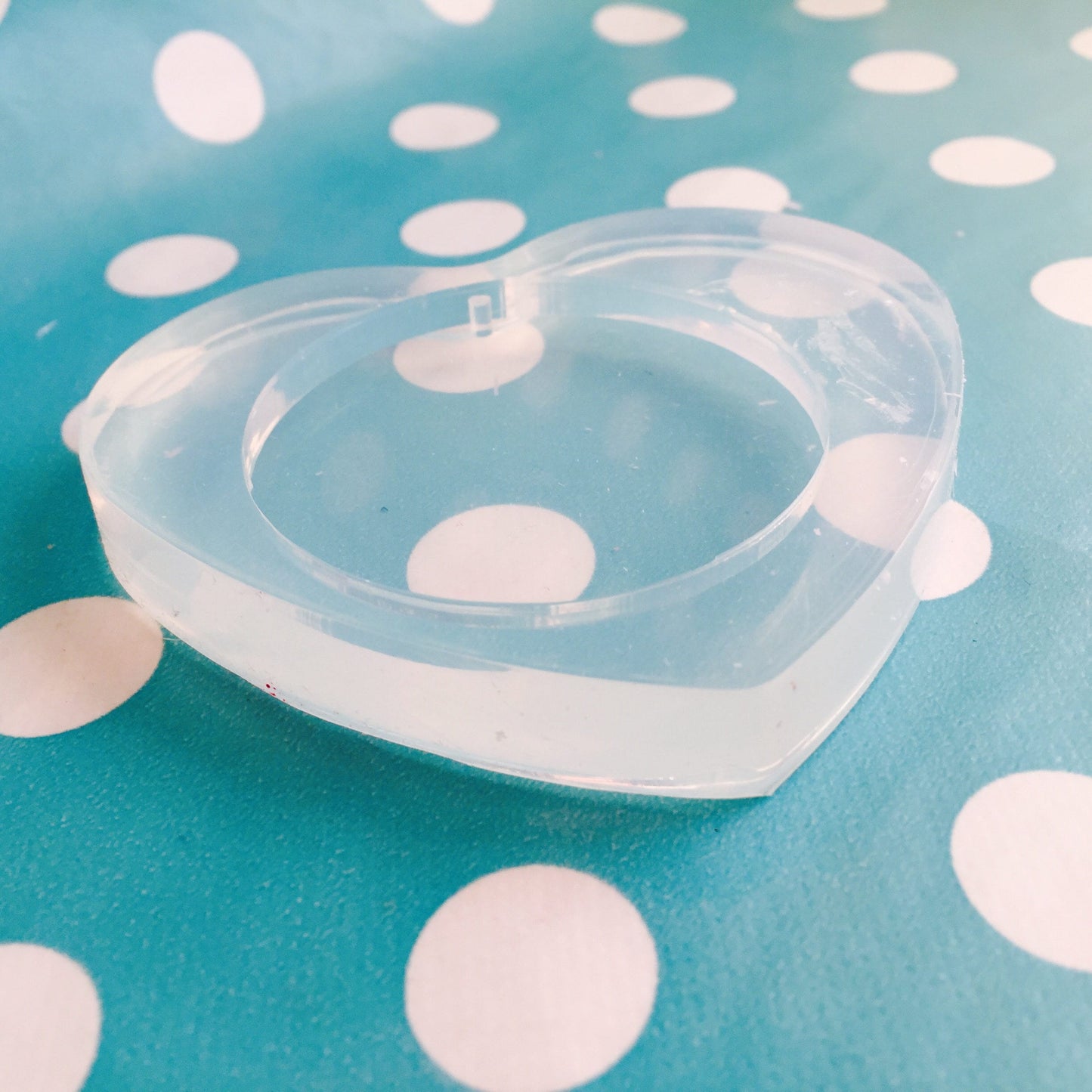 Silicone 25mm Flat Circle Disc Mold - Earrings Resin Craft Mould PM20