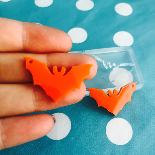 30mm Silicone Bat Earrings Dangle Mold EM414 halloween
