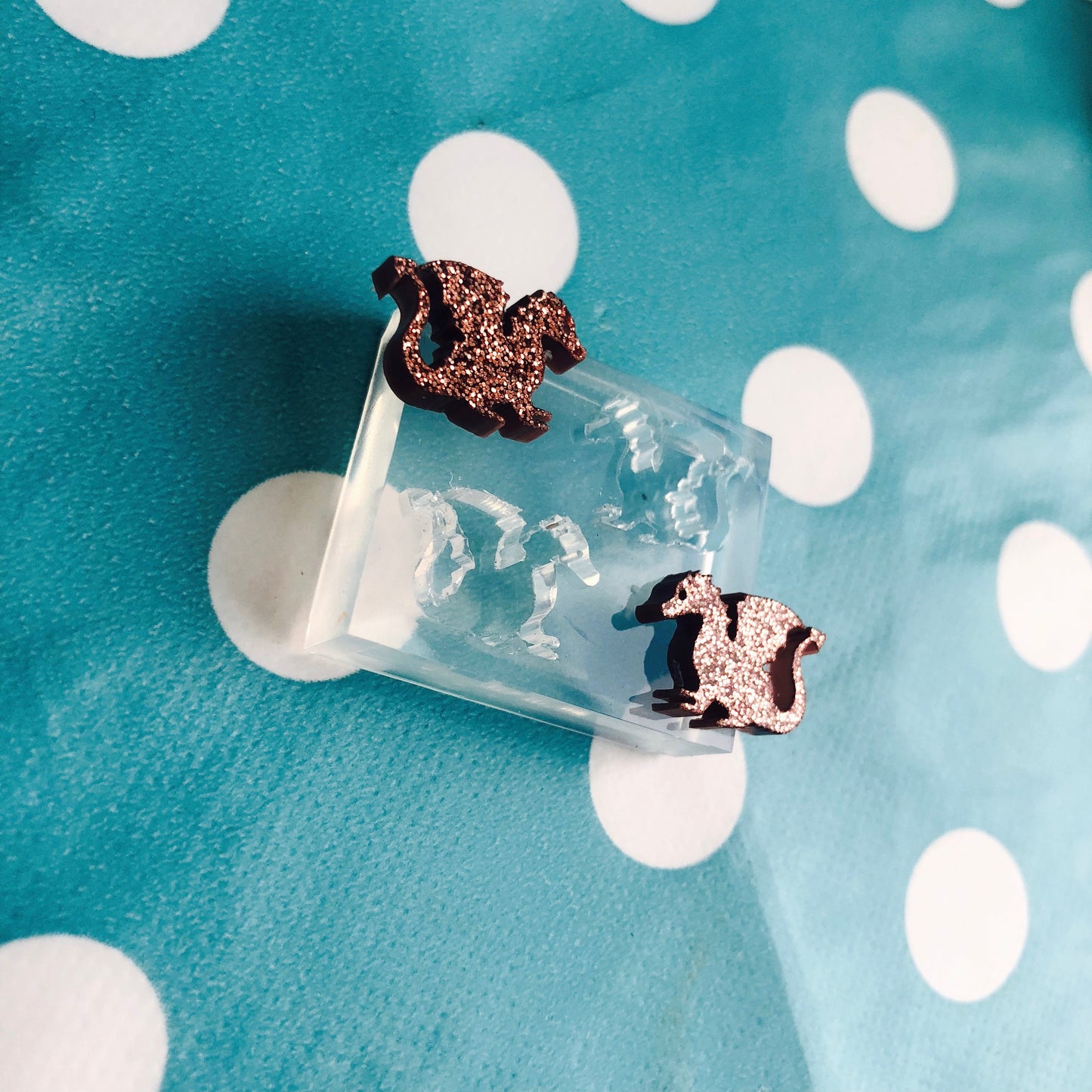 10MM Dragon Earring Silicone Stud Mold