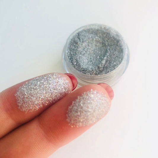 Amazing Festival Chic Fine Silver Holographic Iridescent Glitter MM18