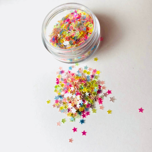 Amazing Pastel Star Glitter MM25