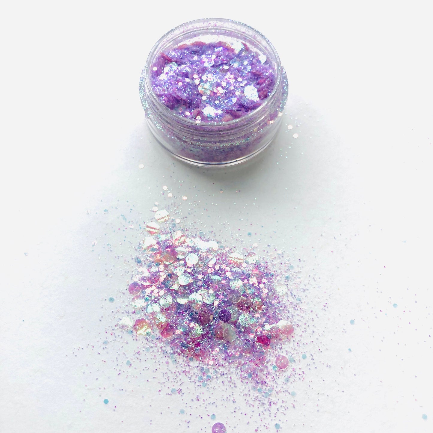 Lilac Love Purple Fine Chunky Mis Iridescent Glitter MM58