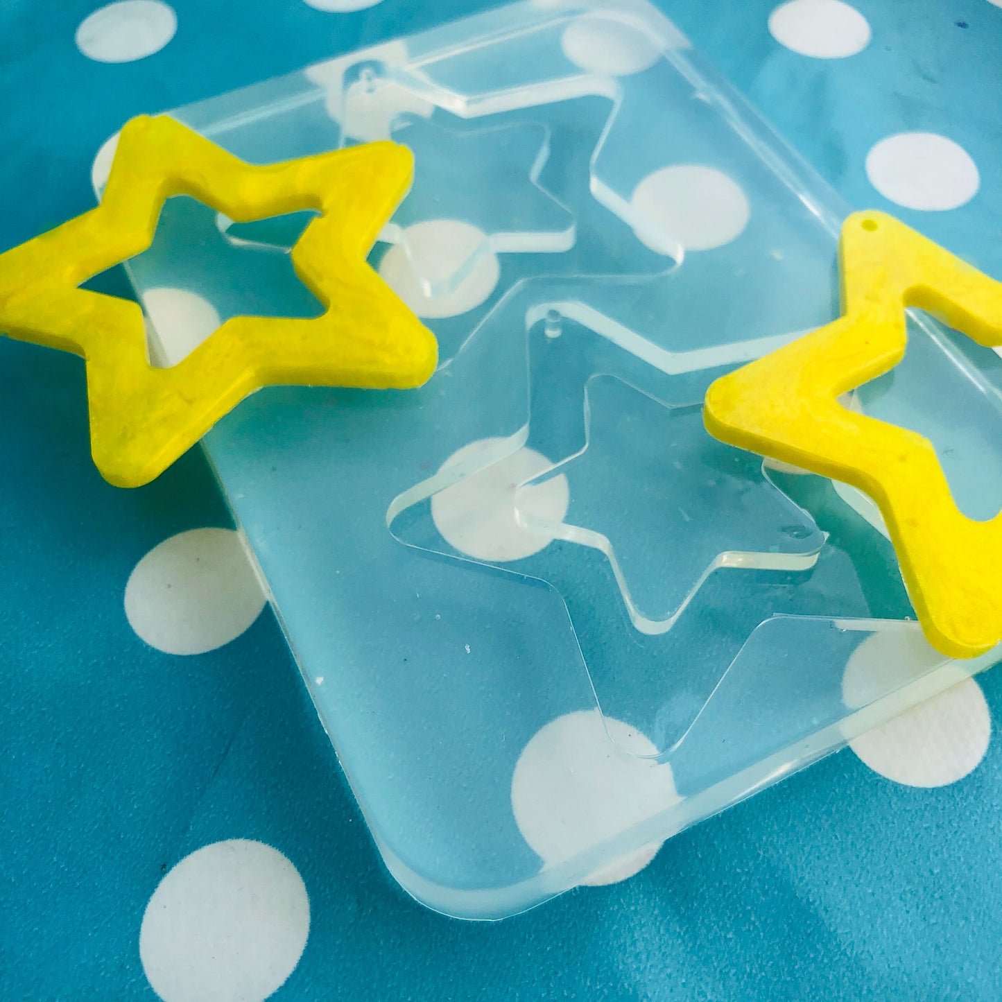 XL 60mm Silicone Cut Out Star Dangle Mold