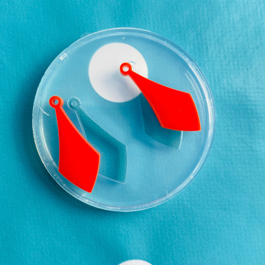 35mm Drop Dangle Silicone Earring Mold EM565