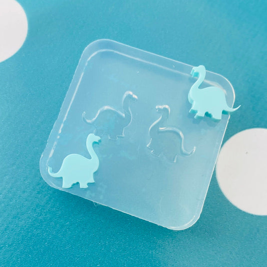 Silicone Earrings Diplodocus Mold Resin EM171