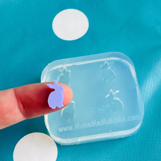10mm Rabbit Bunny Silicone Earring Mold