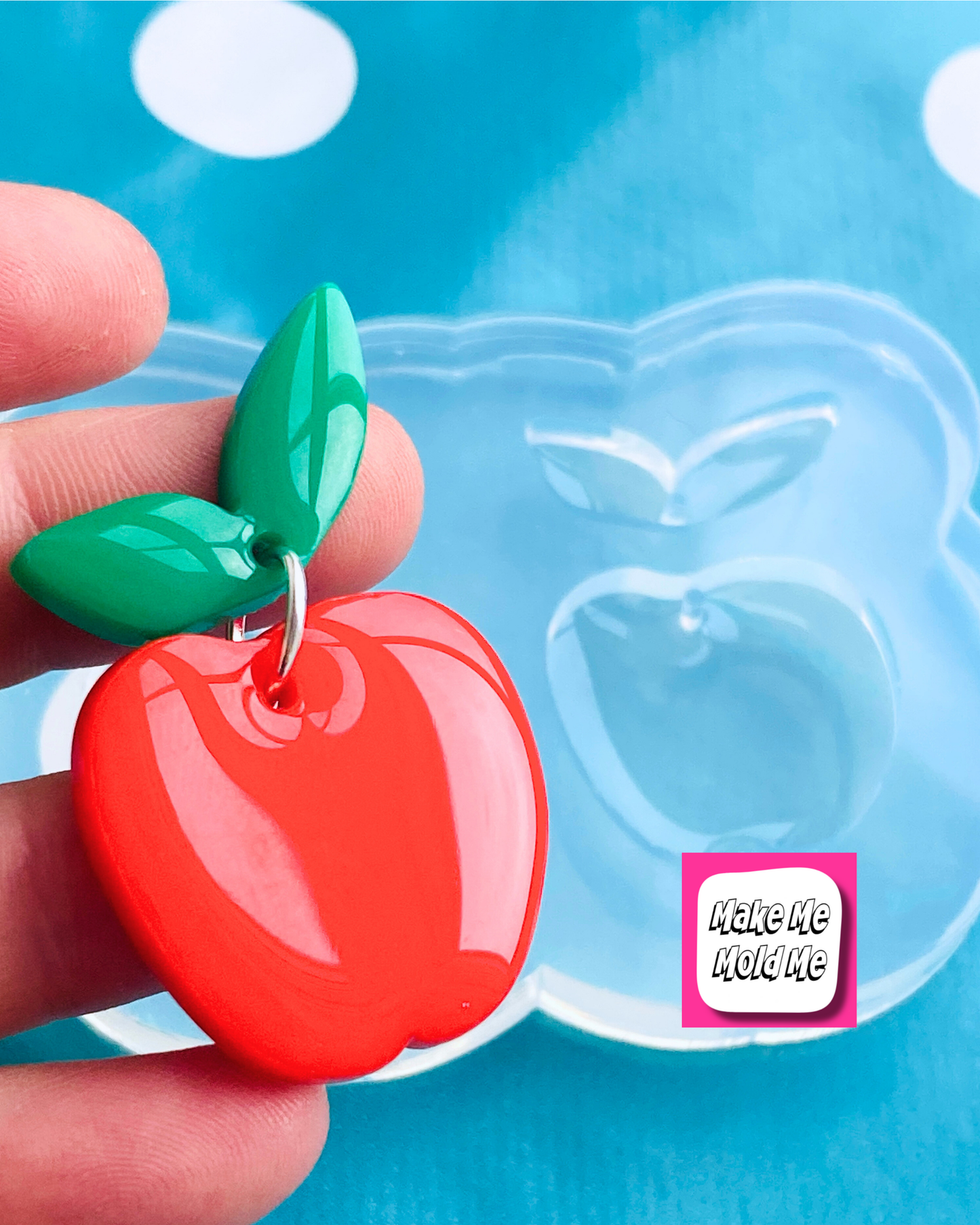Apple Dangle Earring Silicone Mold