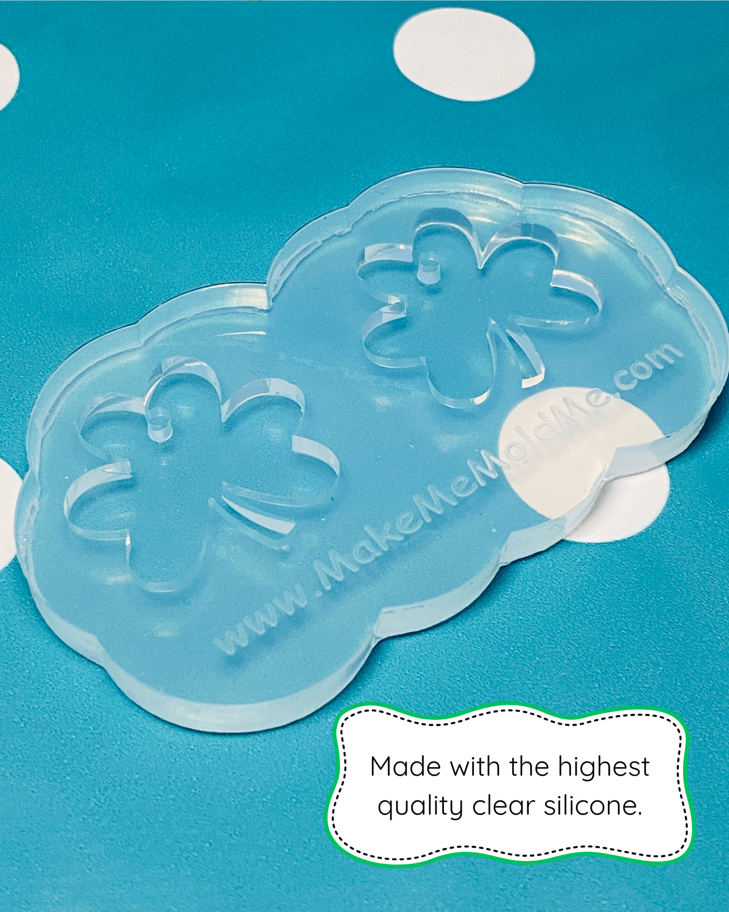 XL 28mm Clover Shamrock Earring Mold