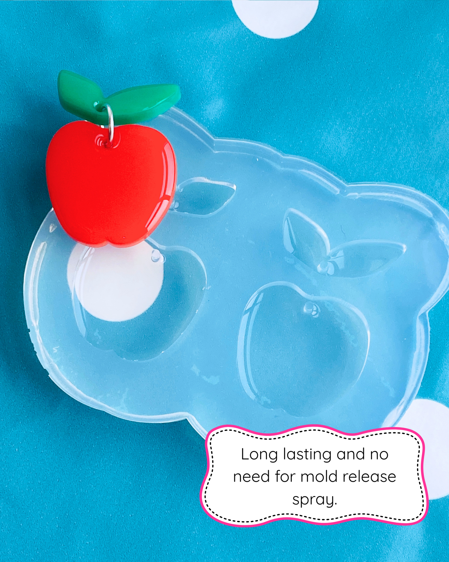 Apple Dangle Earring Silicone Mold