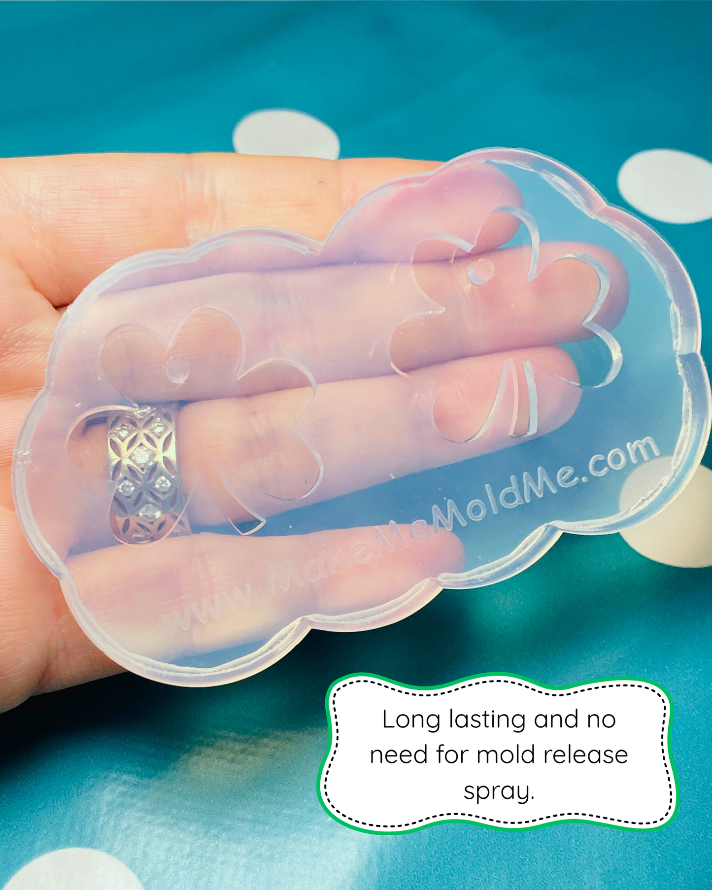 XL 28mm Clover Shamrock Earring Mold