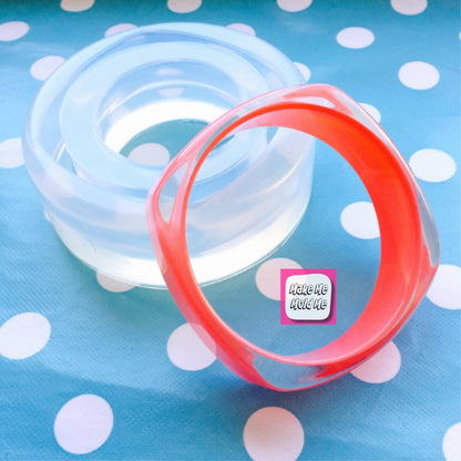 Square Resin Bangle Bracelet Silicone Mold