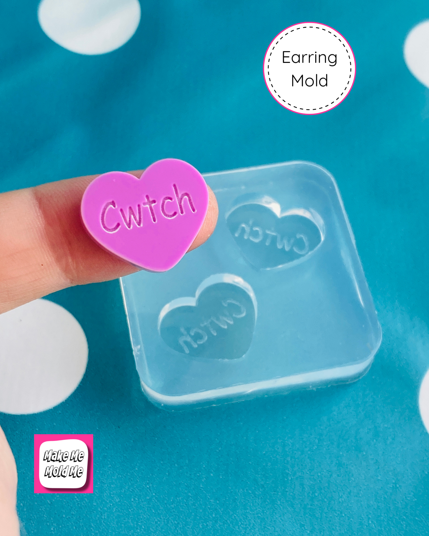 'Cwtch' Stud Earring Mold