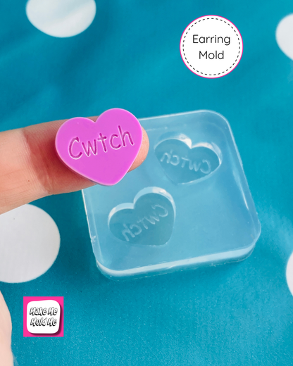 'Cwtch' Stud Earring Mold