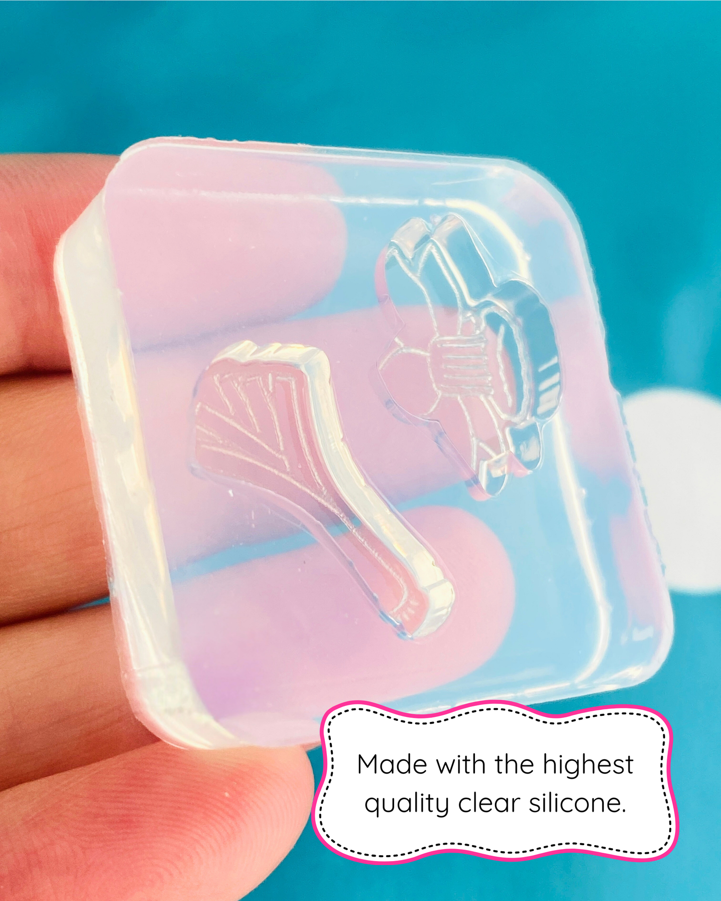 Daffodil and Leek Stud Earring Mold