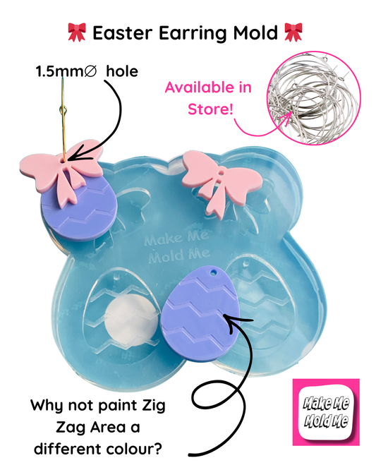 Luxury Easter Egg Dangle Earring Mold