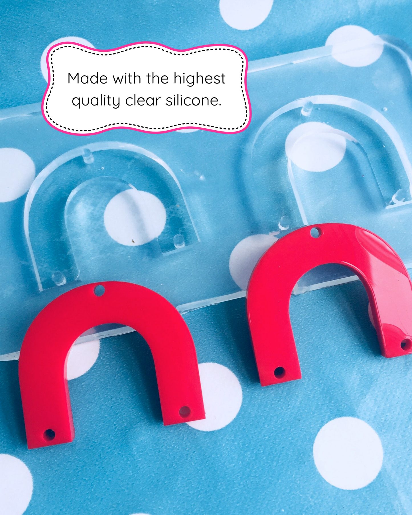 35mm Flat Arc Silicone Mold