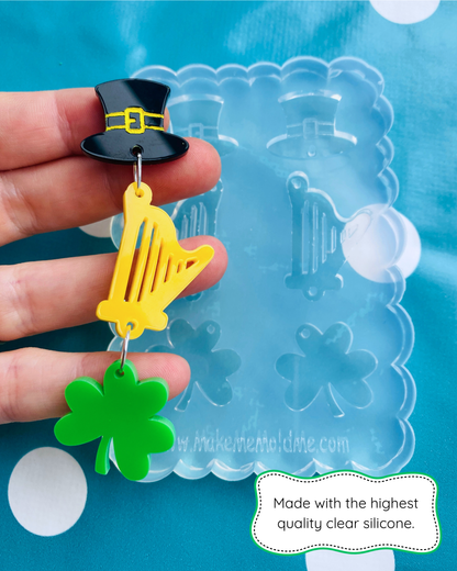 Triple Ireland Dangle Earring Mold