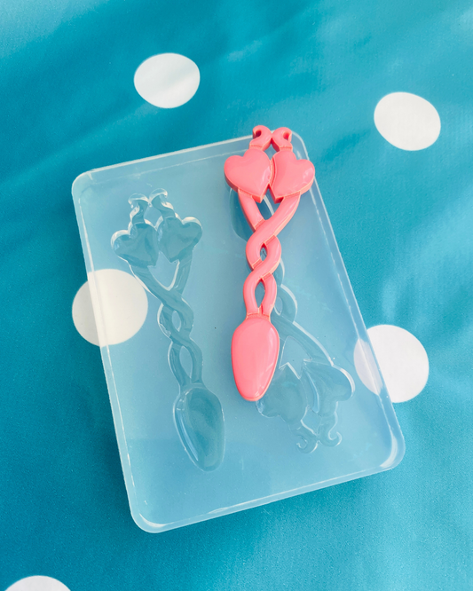 Love Spoon Dangle Earring Mold