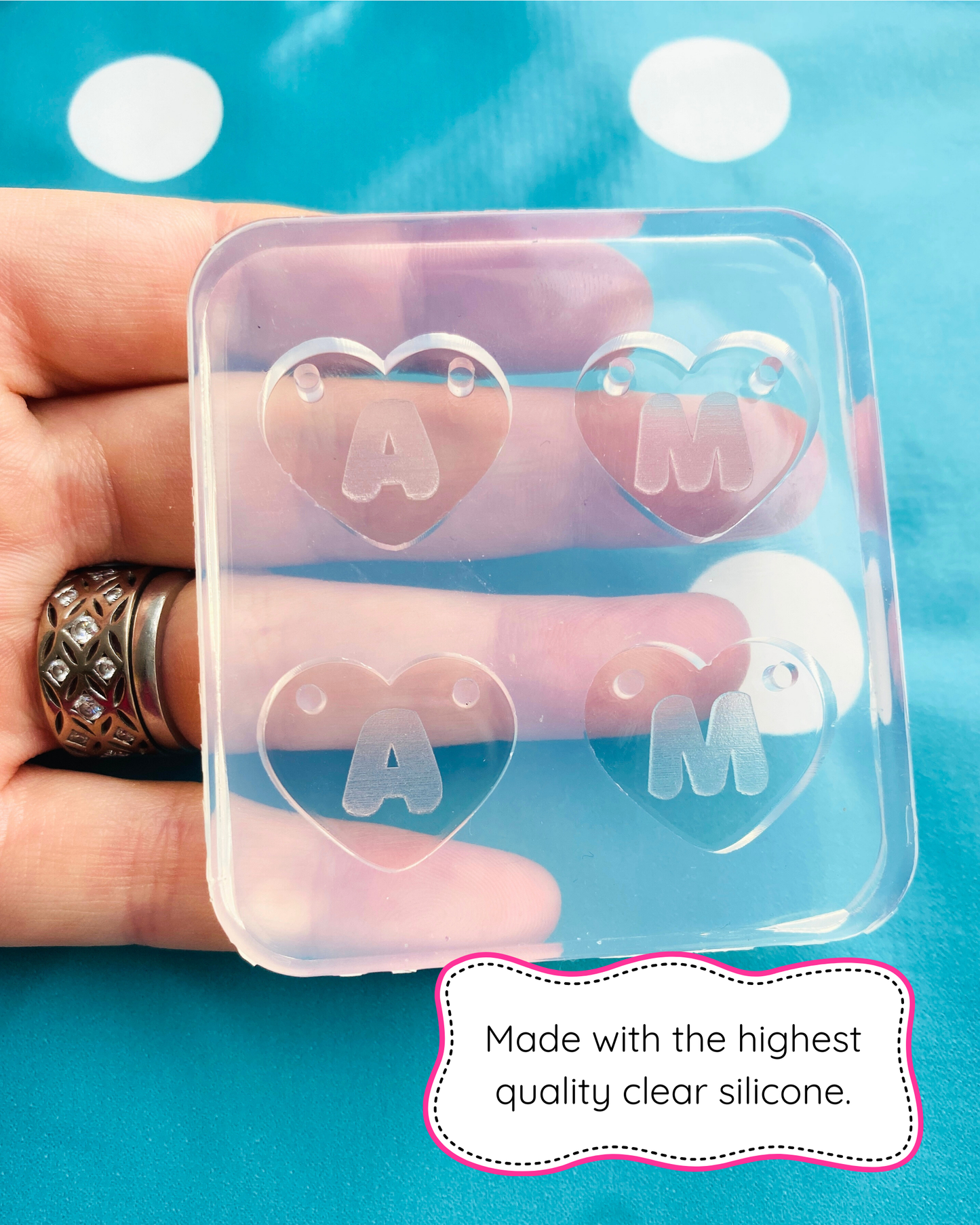 'MAMA' Heart Link Necklace Mold
