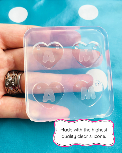 'MAMA' Heart Link Necklace Mold