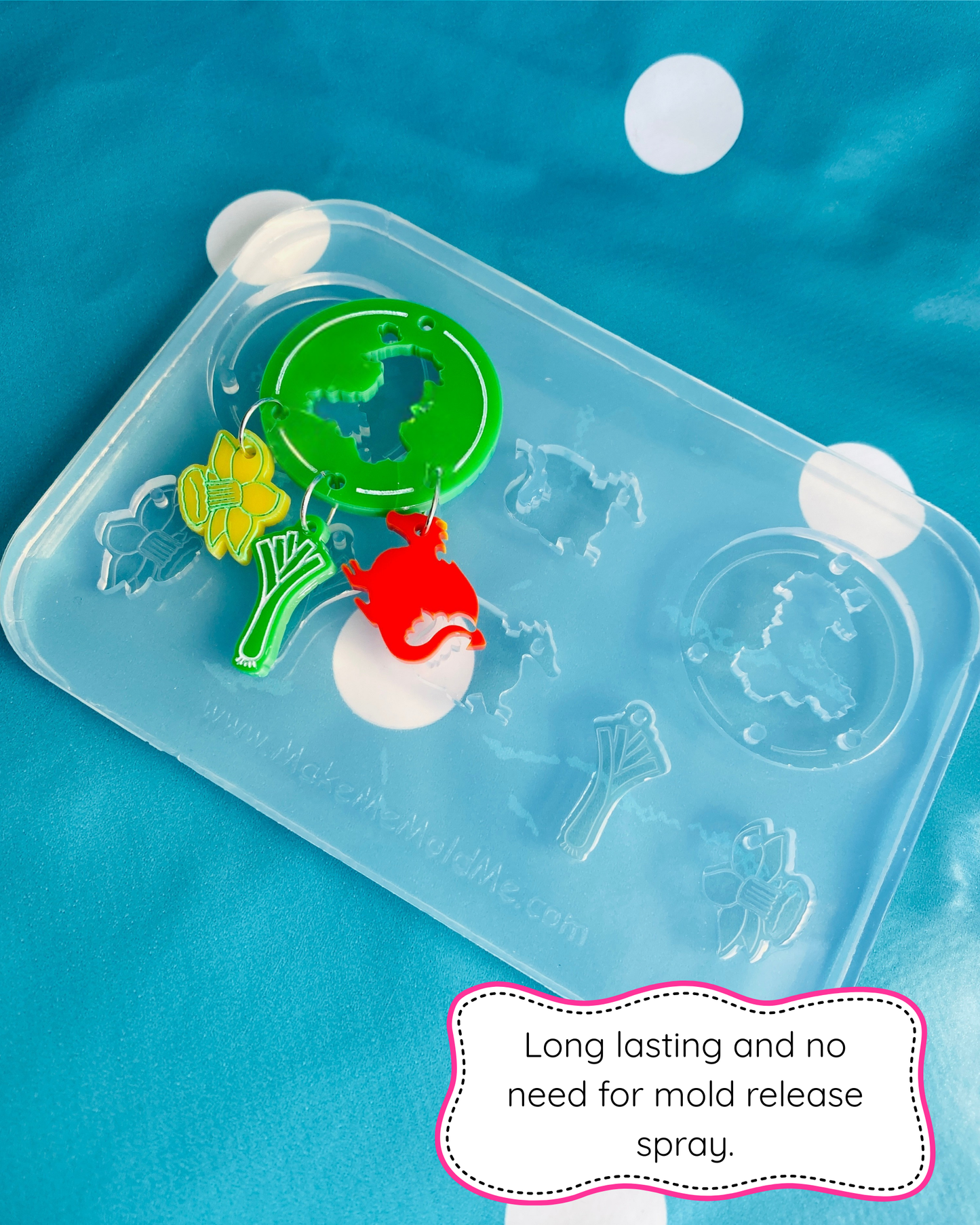 Welsh Trio Charm Earring Mold