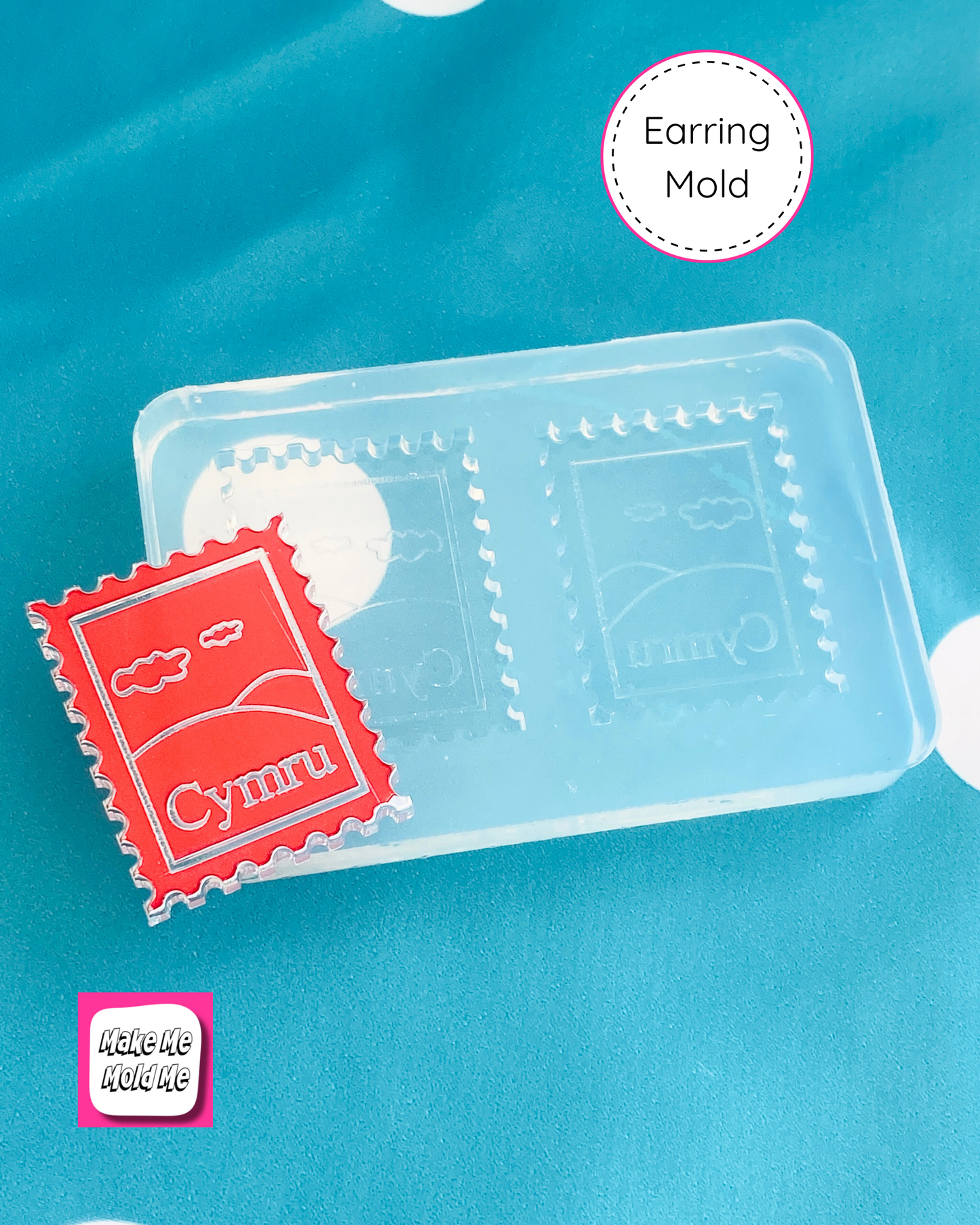 Cymru Welsh Postage Stamp Mold