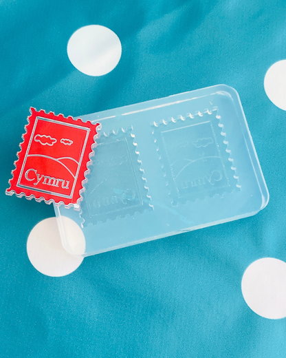 Cymru Welsh Postage Stamp Mold