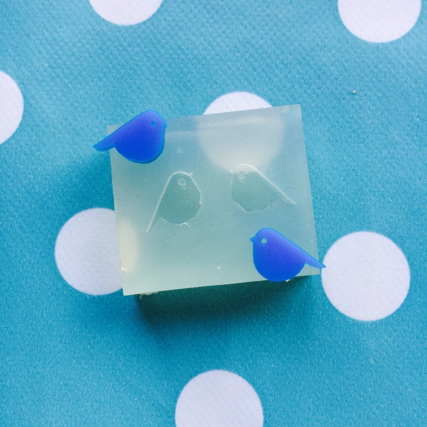 Clear Silicone Molds for Resin Bird Stud Mold Jewellery EM141