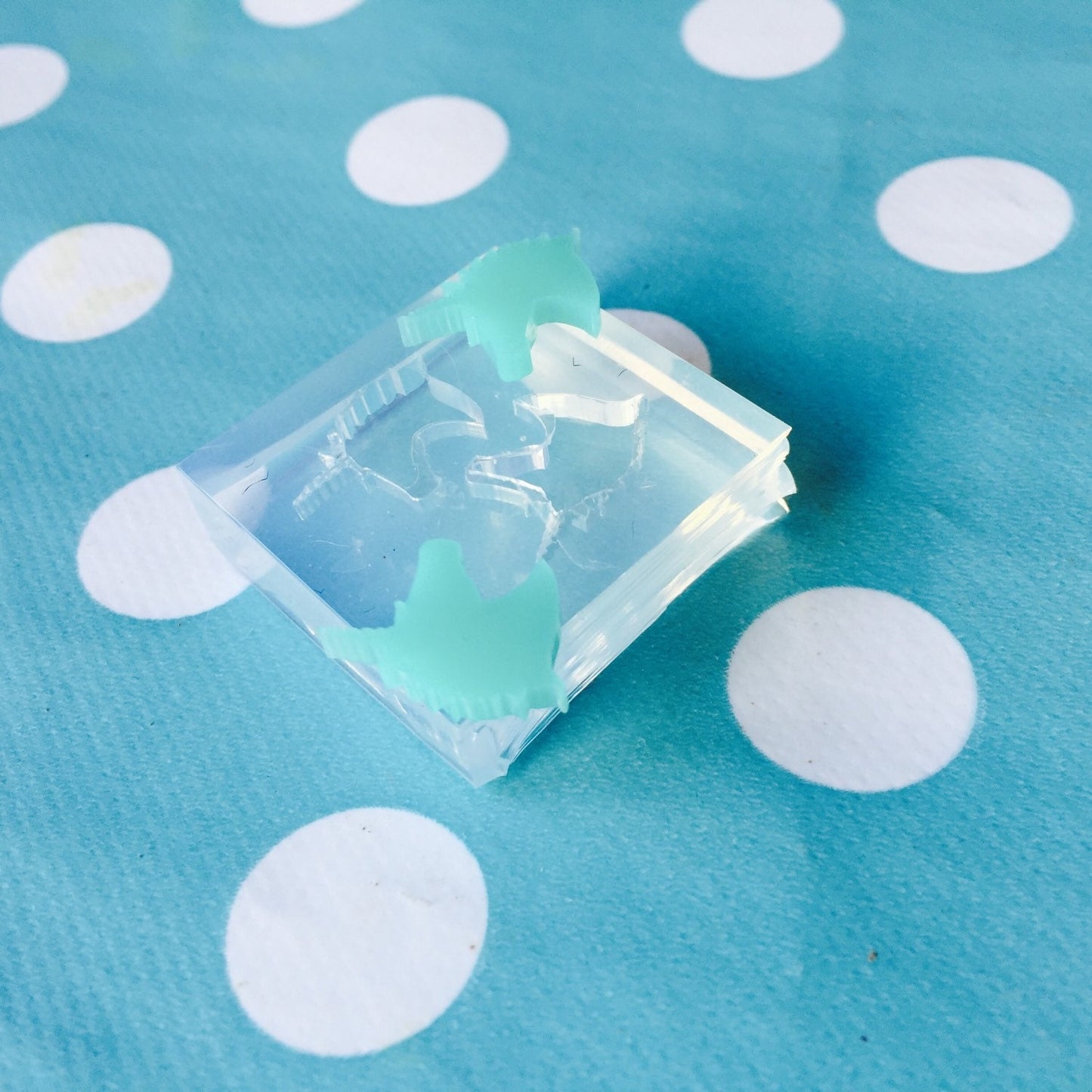 Silicone Earring Unicorn Stud Mold For Resin Jewellery EM91