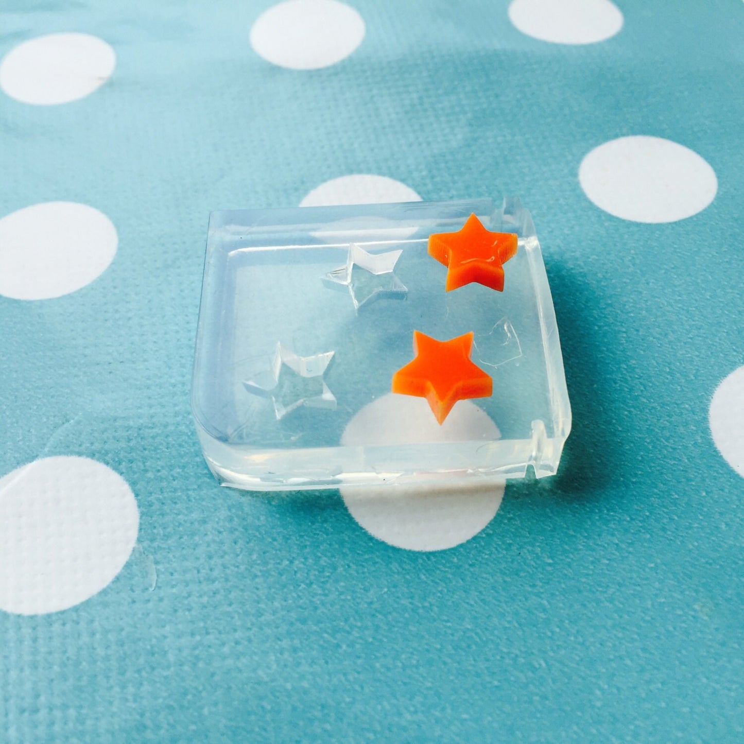 8mm Silicone Earring Star shape Stud Mold  - Earrings Resin Crafter Mould Geometric EM197