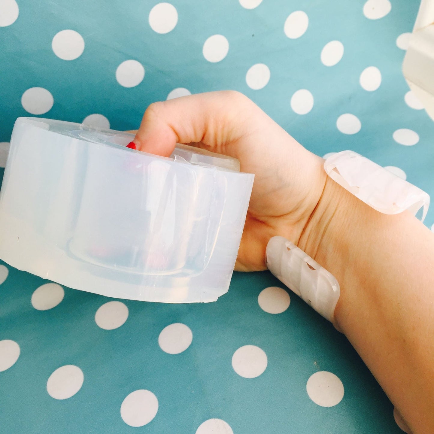 Clear Silicone Cuff Bangle Mold: Handmade Resin Jewellery