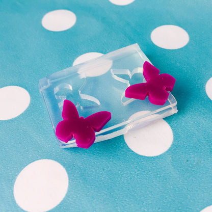 Butterfly Earring Mold - Silicone Resin Mould Stud Nature Wings EM125