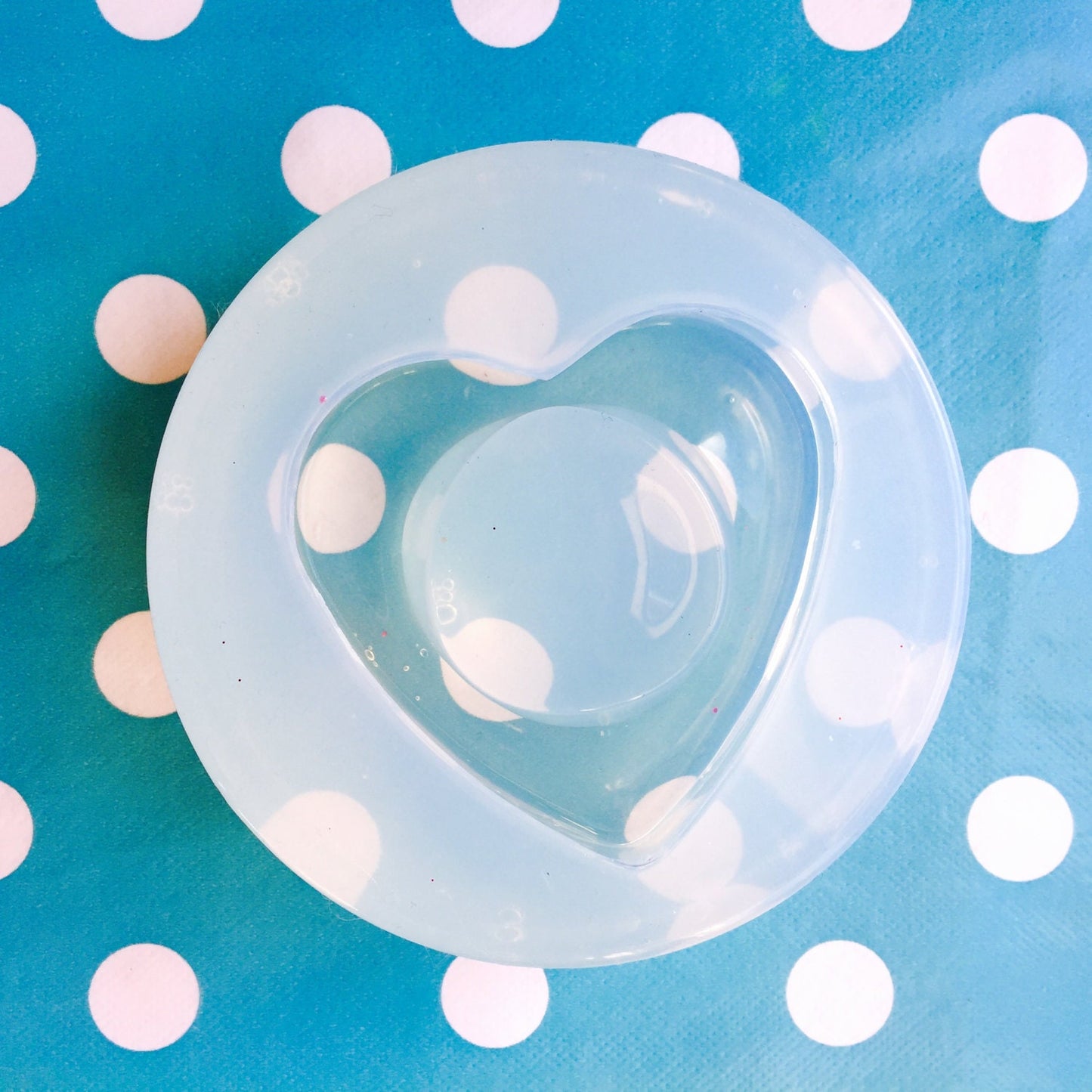 75mm Silicone Heart Tea Light Holder  Mold