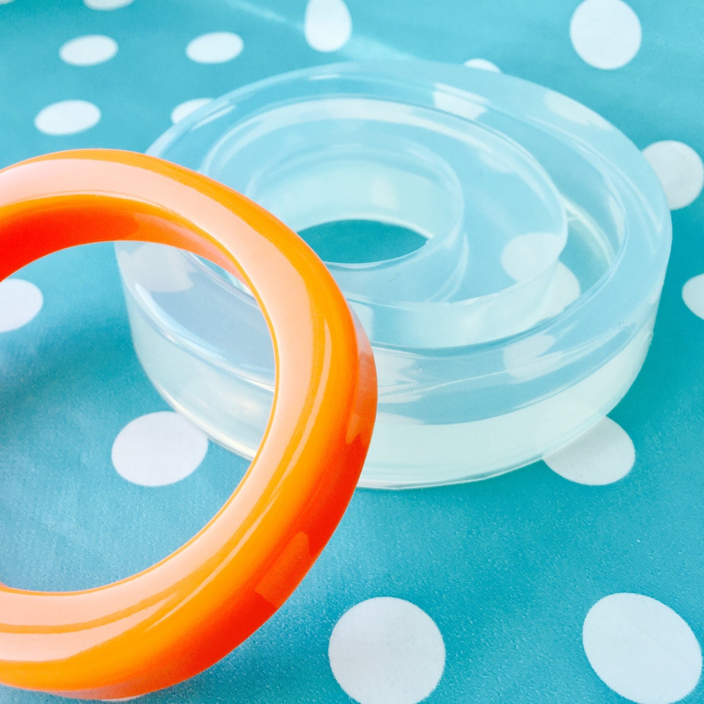 Square Oval  Resin Bangle Bracelet Silicone Mold - Handmade Resin Craft Jewellery Mould BM01