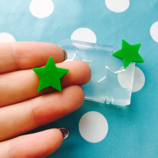 16mm Silicone Earring Star shape Stud Mold