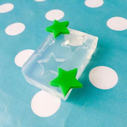 16mm Silicone Earring Star shape Stud Mold