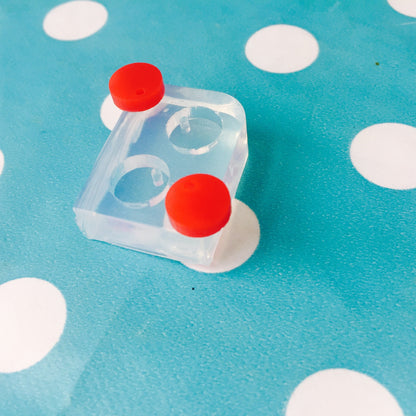 Silicone Earring 10mm Circle Disc Mold  - Earrings Resin Crafter Mould Round EM246 ccc T