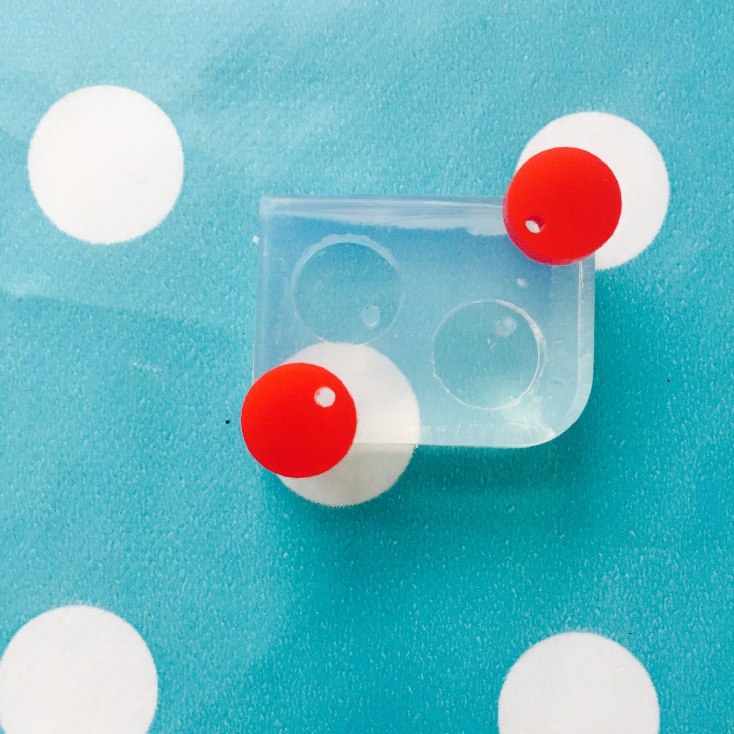 Silicone Earring 10mm Circle Disc Mold  - Earrings Resin Crafter Mould Round EM246 ccc T