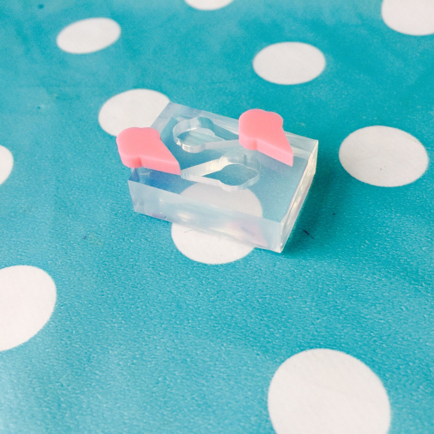 Silicone Earring Ice Cream Stud Mold  - Earrings Resin Crafter Mould EM175 T
