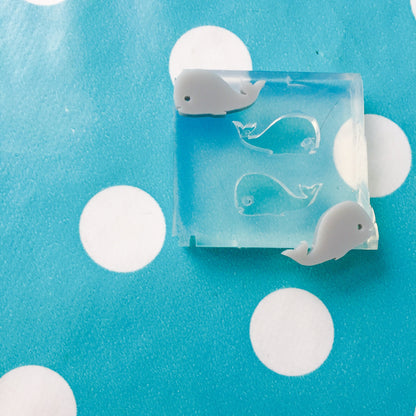 Clear Silicone Whale Earring Mold for Resin | Ocean Sea Life  Mould Nautical