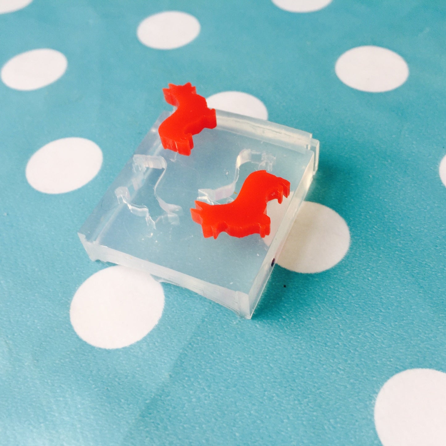 Silicone Earring Corgi dog Stud Mold  - Earrings Resin Crafter Mould Breed EM39 ccc T